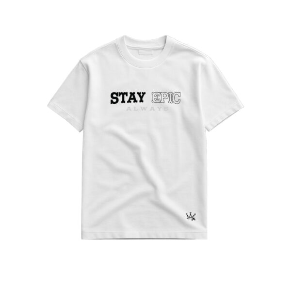 Stay Epic Coconut T shirt - Black Emblem